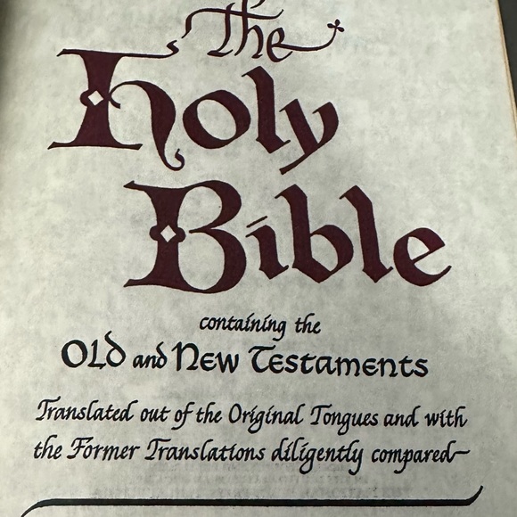 Holy Bible, Illustrated from the Works of Michelangelo, Rare vintage 1964 - Picture 4 of 6